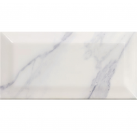 Плитка Metro Marble Bianco 75 мм × 150 мм