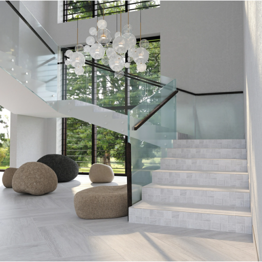 Декор Cersanit Woodhouse светло-серый 30*30 A-WS6O526\J