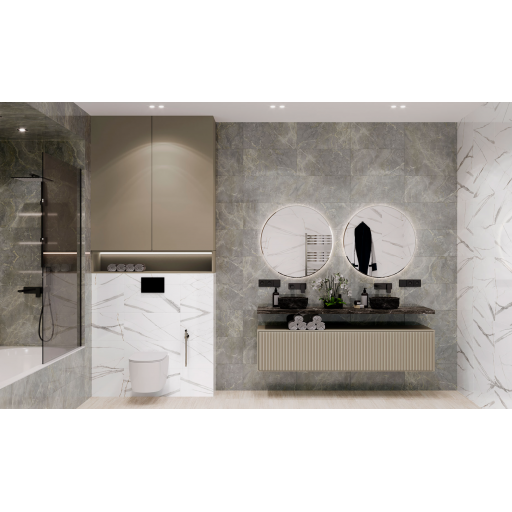 Керамическая плитка Global Tile Spring GT198VG 30*60 серая