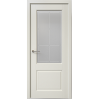 Дверь межкомнатная ALBERO Классика-2 Латте, стекло мателюкс Прованс
