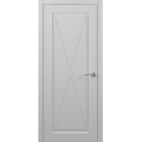 Дверь межкомнатная ALBERO Галерея ЭРМИТАЖ 5 Платина, глухое полотно