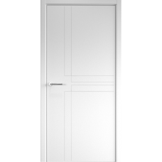 Дверь межкомнатная ALBERO Геометрия ГЕОМЕТРИЯ-3 белая, глухое полотно