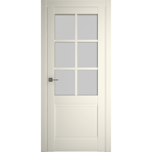 Дверь межкомнатная ALBERO Империя КИОТО Ваниль, стекло мателюкс