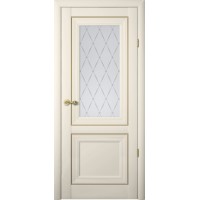 Дверь межкомнатная ALBERO Империя ПРАДО Ваниль, стекло мателюкс Гранд