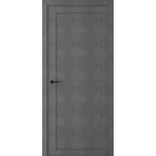 Дверь межкомнатная ALBERO Мегаполис Loft ВЕНА Бетон темный, глухое полотно