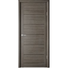 Дверь межкомнатная ALBERO Мегаполис Экошпон ВЕНА Серый кедр, глухое полотно