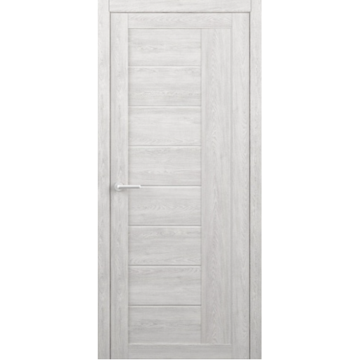 Дверь межкомнатная ALBERO Мегаполис Экошпон МАРСЕЛЬ Дуб нордик, стекло белое