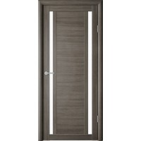 Дверь межкомнатная Мегаполис РИГА, цвет серый кедр, покрытие эко-шпон