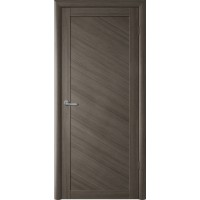Дверь межкомнатная ALBERO Мегаполис Экошпон СИНГАПУР-5 Серый кедр, глухое полотно