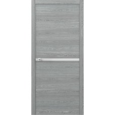 Дверь межкомнатная Status-E с алюминиевой кромкой, цвет дуб скальный, покрытие Art-шпон