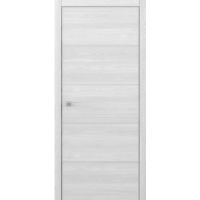 Дверь межкомнатная ALBERO Status М Дуб полярный, глухое полотно, кромка с 4х сторон