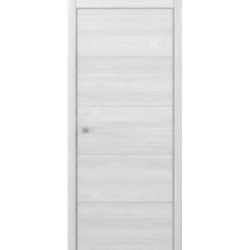 Дверь межкомнатная ALBERO Status М Дуб полярный, глухое полотно, кромка с 2х сторон