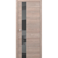 Дверь межкомнатная ALBERO Status G Дуб карамельный, зеркало грей, кромка с 2х сторон