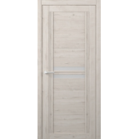 Дверь межкомнатная ALBERO West КАРОЛИНА Кремовый, стекло мателюкс