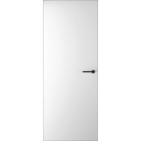 Дверь межкомнатная скрытого монтажа Albero INVISIBLE 2 грунтованная под покраску с порогом, кромка алюминиевая