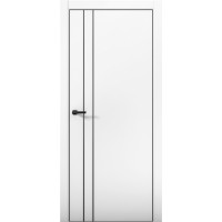 Дверь межкомнатная AurumDoors Палладий PD 4 АЛЯСКА, глухое полотно, кромка, молдинг