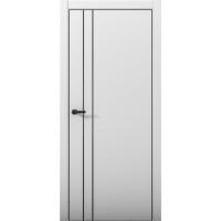Дверь межкомнатная AurumDoors Палладий PD 4 МАНХЭТТЕН, глухое полотно, кромка, молдинг