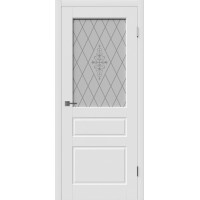 Дверь межкомнатная ВФД Winter ЧЕСТЕР белая эмаль, стекло белое "White Art"