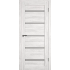Дверь межкомнатная ВФД Atum X7 Nord Vellum, стекло белый сатинат "White Cloud"