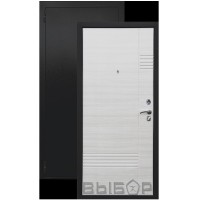 Дверь входная металлическая Выбор Модерн, черный бархат/лиственница