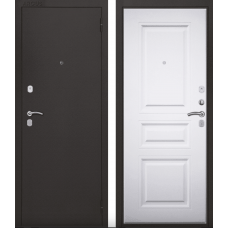 Дверь входная металлическая Аргус ПРАКТИК 3, Букле серый - Белый