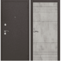 Дверь входная металлическая Аргус ПРАКТИК, Букле серый - Бетон светлый