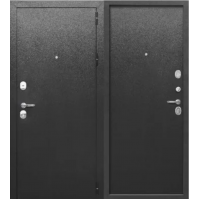 Дверь входная металлическая U-Termo, антик серебро темный/антик серебро темный, с терморазрывом