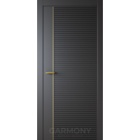 Дверь межкомнатная Garmony Z1M, глухое полотно, молдинг