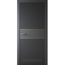 Дверь межкомнатная Гармония Z4M, глухое полотно, молдинг