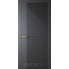 Дверь межкомнатная Гармония Z5M, глухое полотно, молдинг