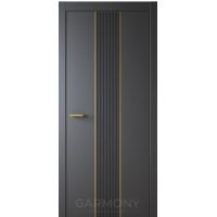 Дверь межкомнатная Garmony Z6M, глухое полотно, молдинг
