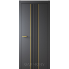 Дверь межкомнатная Гармония Z6M, глухое полотно, молдинг
