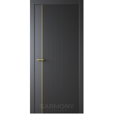 Дверь межкомнатная Гармония Z7M, глухое полотно, молдинг
