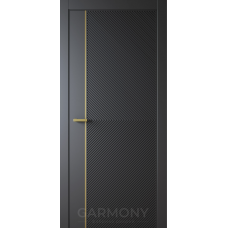 Дверь межкомнатная Гармония Z8M, глухое полотно, молдинг