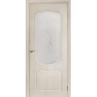 Дверь межкомнатная Дубрава Сибирь Венто ФОМАН Дуб беленый, стекло художественное