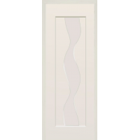 Дверь межкомнатная Леском Водопад Беленый дуб, глухое полотно