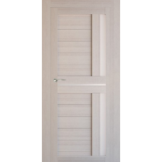 Дверь межкомнатная Леском Техно-9 Капучино, стекло белое матовое
