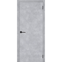 Дверь межкомнатная Леском Тоскана-1 Бетон серый, глухое полотно