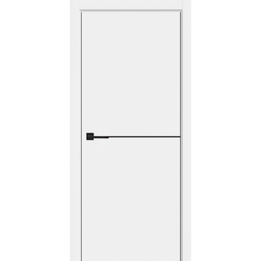 Дверь межкомнатная Леском Flash G1 Белый софт, глухое полотно, кромка, молдинг