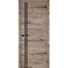 Дверь межкомнатная Леском Royal 5 Дуб пацифика, глухое полотно, кромка, молдинг