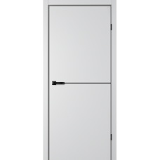 Дверь межкомнатная Сибирь Профиль Aura Fusion FN32 Серый эмалит, глухое полотно, кромка, молдинг
