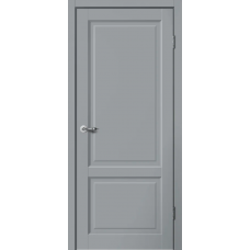 Дверь межкомнатная Сибирь Профиль Classic C02 Эмалит серый, глухое полотно
