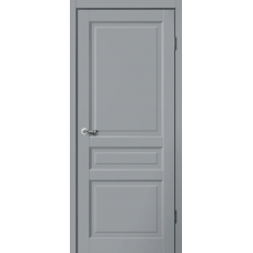 Дверь межкомнатная Сибирь Профиль Classic C03 Эмалит серый, глухое полотно