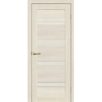 Дверь межкомнатная ламинированная Сибирь Профиль Lite doors L11 Бьянко, стекло белое матовое