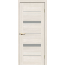 Дверь межкомнатная ламинированная Сибирь Профиль Lite doors L12 Бьянко, стекло белое матовое