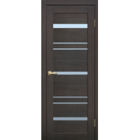Дверь межкомнатная ламинированная Сибирь Профиль Lite doors L13 Венге, стекло белое матовое