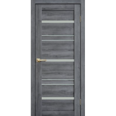 Дверь межкомнатная ламинированная Сибирь Профиль Lite doors L13 Дуб стоунвуд, стекло белое матовое