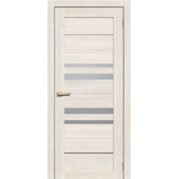 Дверь межкомнатная ламинированная Сибирь Профиль Lite doors L14 Бьянко, стекло белое матовое