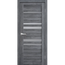 Дверь межкомнатная ламинированная Сибирь Профиль Lite doors L14 Дуб стоунвуд, стекло белое матовое