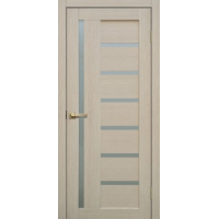 Дверь межкомнатная ламинированная Сибирь Профиль Lite doors L17 Ясень, стекло белое матовое